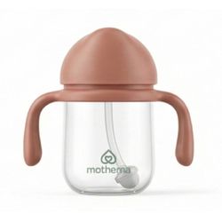 Vaso Motherna Antiderrames con Bombilla Rosa