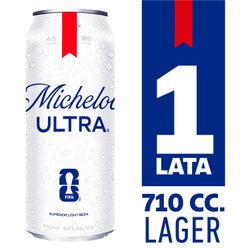 Cerveza Michelob Ultra 4.2° Lata 710 cc