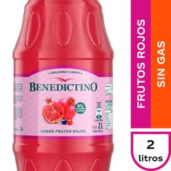 Agua Saborizada Benedictino Frutos Rojos 2 L