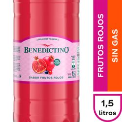 Agua Saborizada Benedictino Frutos Rojos 1.5 L