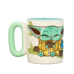 Tazón con Asa Grande Grogu Star Wars 350 ml
