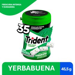 Chicles Trident Stranger Things Sabor Yerbabuena Botella 45.5 g