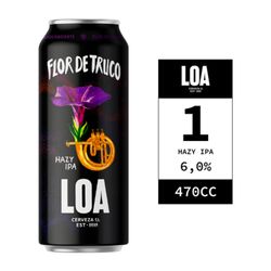 Cerveza LOA Flor de Truco Hazy Ipa 6.0° 470 cc