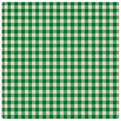 Servilleta Cuadrillé Verde 100 un.