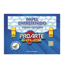 Papel Entretenido Proarte Color 9 Pliegos