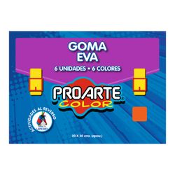 Goma Eva de Colores Color 4 Láminas
