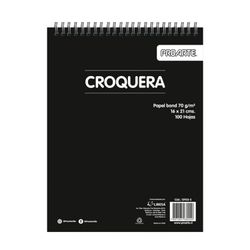Croquera 16 x 21 cm 100 Hojas