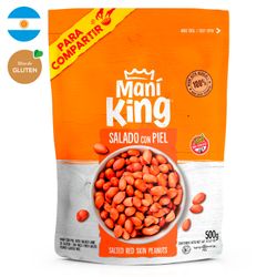 Maní Salado con Piel 500 g