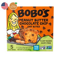 Snack de Avena Manteca Mani Choco Bobos 185 g