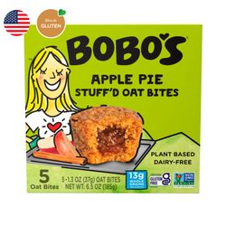 Snack de Avena Relleno Manzana Bobos 185 g