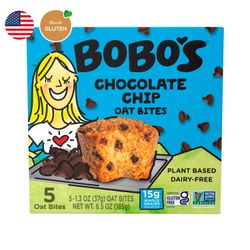 Snack de Avena Choco Chips Bobos 185 g
