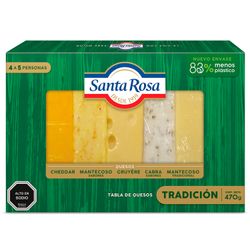 Tabla de Queso Santa Rosa Envasado Trozo 470 g