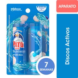 Limpiador Inodoro Discos Pato Marina 36 ml