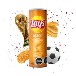 Papas Fritas Lay's Stax Cheddar 134 g