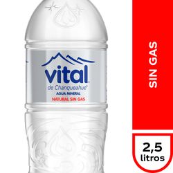 Agua Mineral Vital Sin Gas 2.5 L