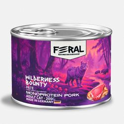 Alimento Húmedo Gato Feral Cerdo 200 g