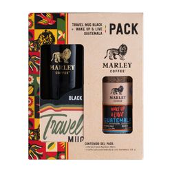 Pack Café Marley Coffee con Mug Negro