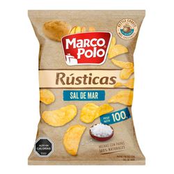 Papas Fritas Marco Polo Rusticas Sal de Mar 100 g