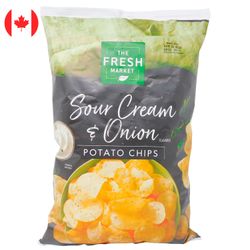 Papas Fritas The Fresh Market Crema y Cebolla 255 g