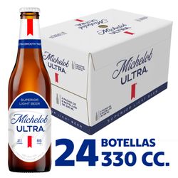Caja 24 un. Cerveza Michelob Ultra Botella 4.2° 330 cc