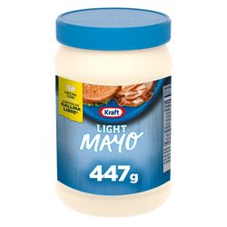 Mayonesa Kraft Real Mayo Light Frasco 447 g