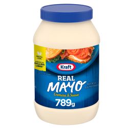 Mayonesa Kraft Real Mayo Regular Frasco 789 g