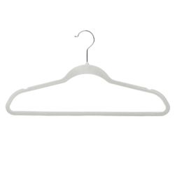 Pack 3 Colgadores Terciopelo Light Gris