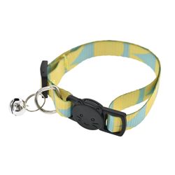 Collar Gato Poliéster Geo Amarillo