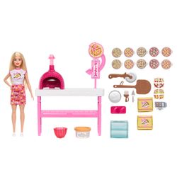 Muñeca Barbie Set de Juego Pizzería
