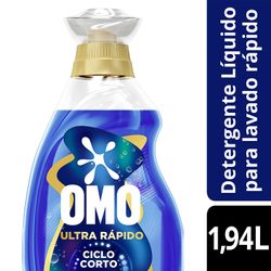 Detergente Líquido Omo Lavado Rápido Contra Malos Olores 1.94 L