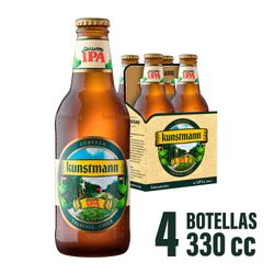 Pack 4 un. Cerveza Kunstmann Ipa 5.0° 330 cc
