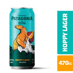 Cerveza Austral Patagonia Hoppy Lager 4.8° 470 cc