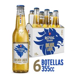 Pack 6 un. Cerveza Royal Guard Golden Lager 4.5° 355 cc