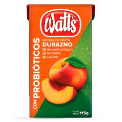 Néctar con Probióticos Watts Durazno 115 ml