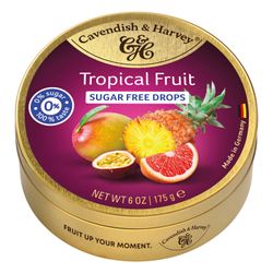 Caramelos Cavendish Cavendish Tropical Sin Azúcar 175 g