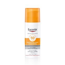 Protector Solar Eucerin Fluido Facial Anti-Edad con FPS 50 50 ml