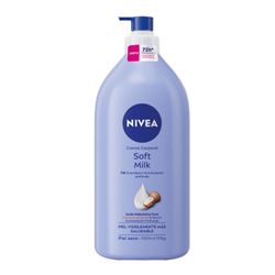 Crema Corporal Nivea Soft Milk Piel Seca 1000 ml