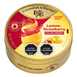 Caramelos Cavendish Limón Relleno Frutilla 175 g