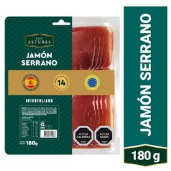 Jamón Serrano Los Astures Lonchado 180 g
