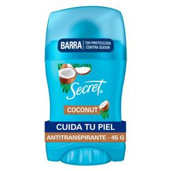 Antitranspirante Barra Invisible Secret Coconut 45 g