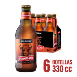 Pack 6 un. Cerveza Kunstmann Torobayo Pale Ale 5.0° 330 cc