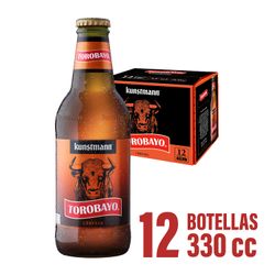 Pack 12 un. Cerveza Kunstmann Torobayo Pale Ale 5.0° 330 cc