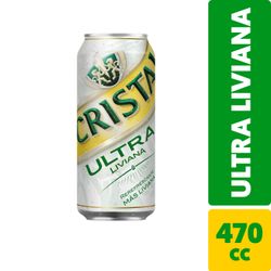 Cerveza Cristal Ultra 3.5° Lata 470 cc