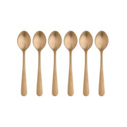 Cucharitas para Café Wildflower Acero Inoxidable 6 un.