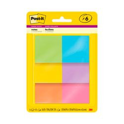 Mini Notas Post-it Super Sticky 6 Pads