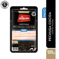 Pechuga de Pavo La Preferida Cocida 125 g