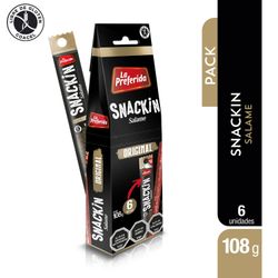 Salame Snackin La Preferida 108 g 6 un.