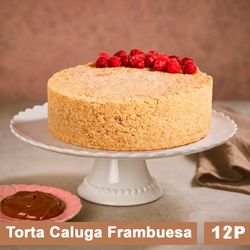 Torta Galleta, Manjar y Frambuesas 8 Porciones