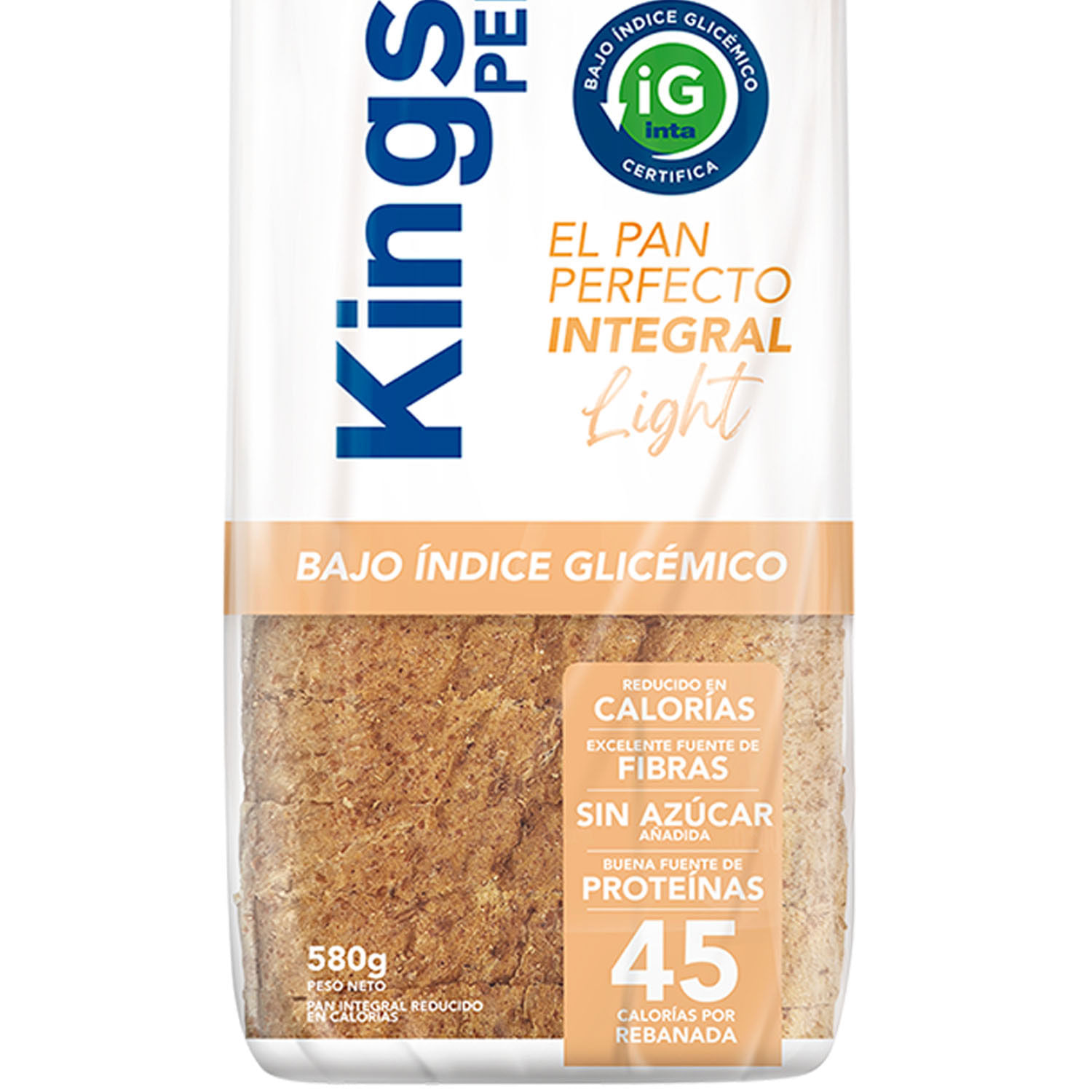 Pan de Molde Kingsbury Perfecto Integral 580 g