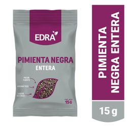 Pimienta Negra Entera Edra Sobre 15 g